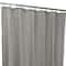Bath Bliss Heather Gray Microfiber Soft Touch Shower Diamond Design Curtain Liner